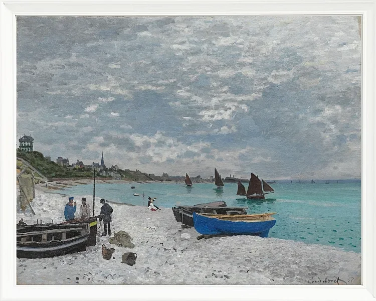Stranden ved Sainte-Adresse - 1867