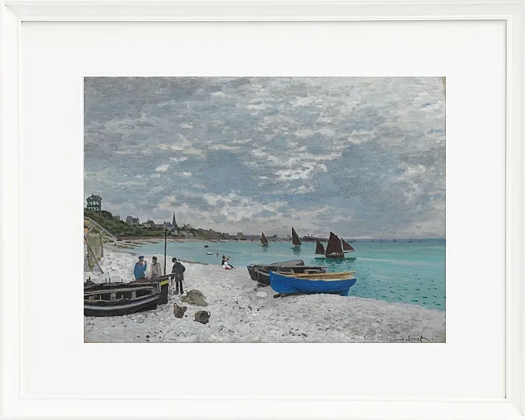 Stranden ved Sainte-Adresse - 1867
