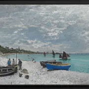 Stranden ved Sainte-Adresse - 1867