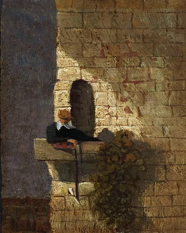 Der Student im Karzer - 1860