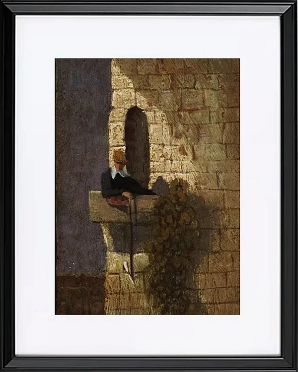 Der Student im Karzer - 1860