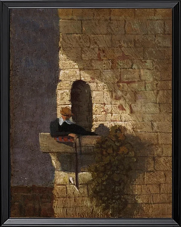 Der Student im Karzer - 1860