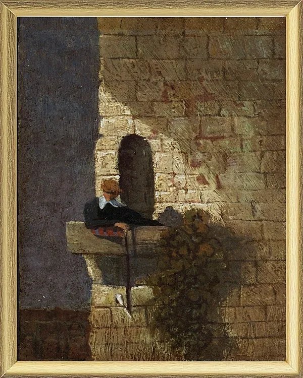 Der Student im Karzer - 1860