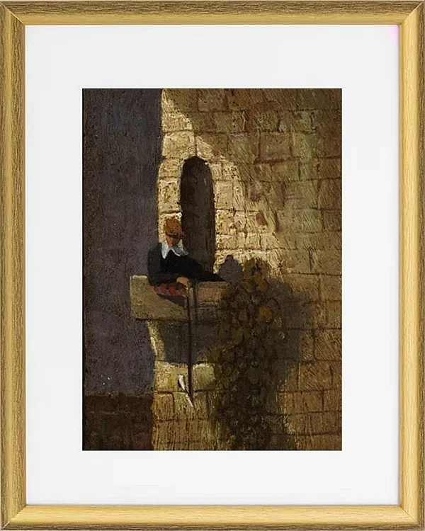 Der Student im Karzer - 1860