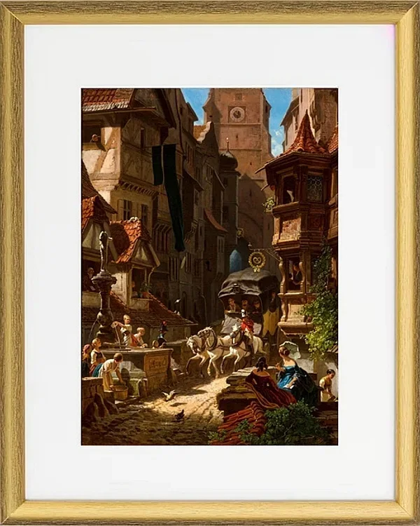 Der Student im Karzer - 1860