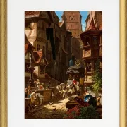 Der Student im Karzer - 1860