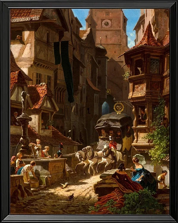 Der Student im Karzer - 1860