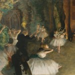 Die Probe des Balletts auf der Bühne – 1874