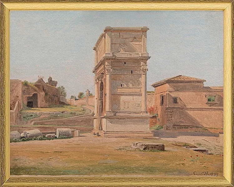 Der Titusbogen in Rom - 1839