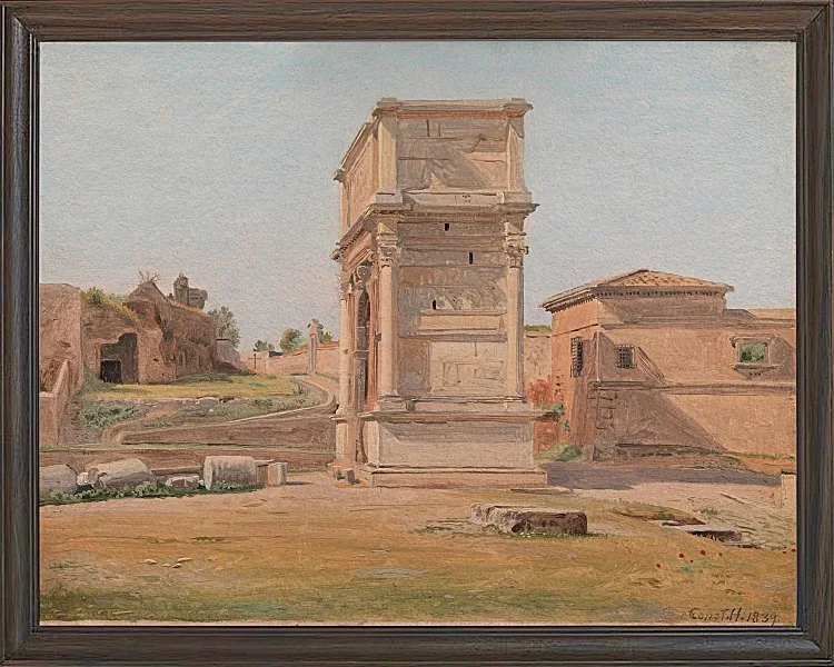 Der Titusbogen in Rom - 1839