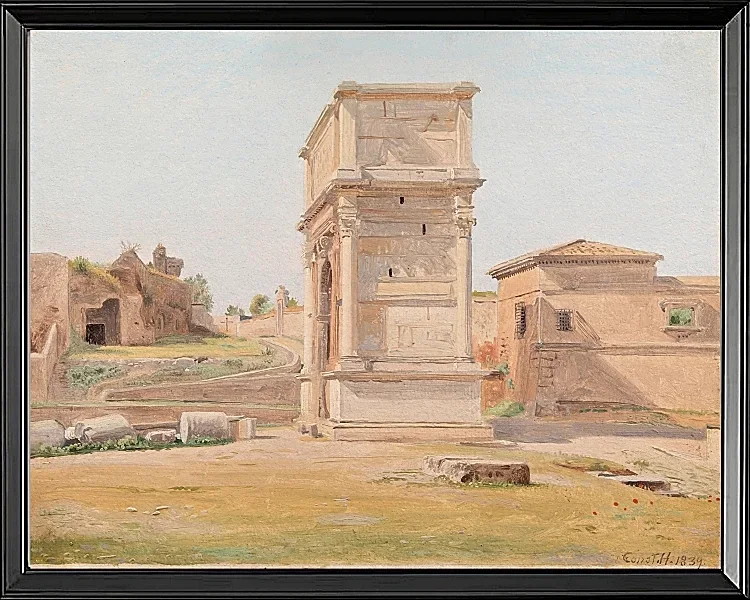 Der Titusbogen in Rom - 1839