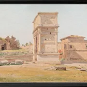 Der Titusbogen in Rom - 1839