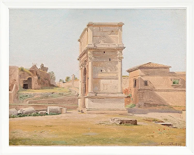 Der Titusbogen in Rom - 1839