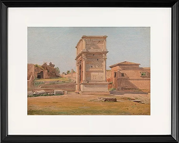 Der Titusbogen in Rom - 1839