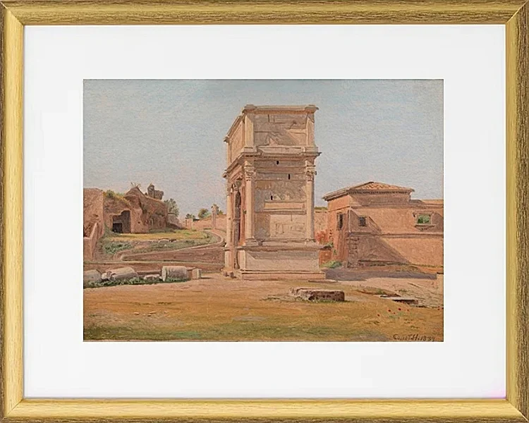 Der Titusbogen in Rom - 1839