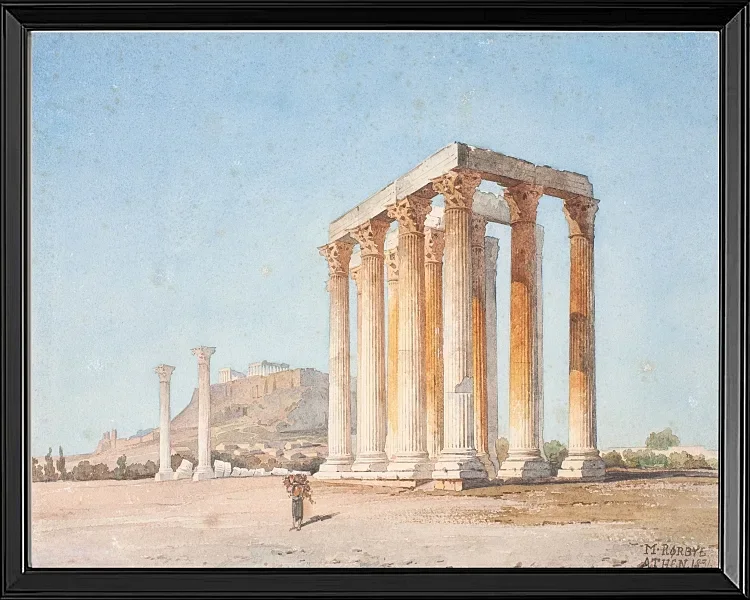 Der Zeustempel - 1835