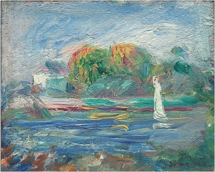 Der blaue Fluss - 1900