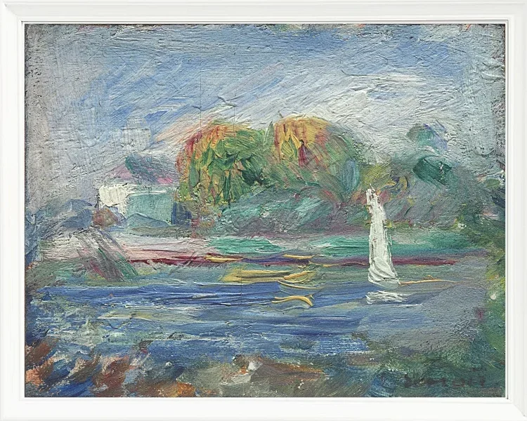 Der blaue Fluss - 1900