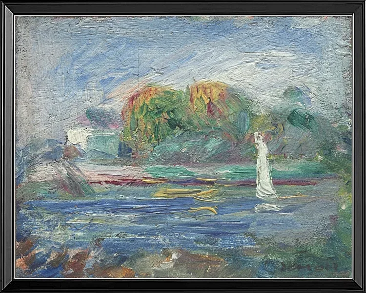 Der blaue Fluss - 1900