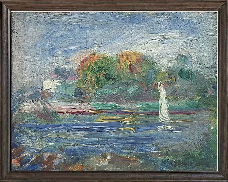 Der blaue Fluss - 1900