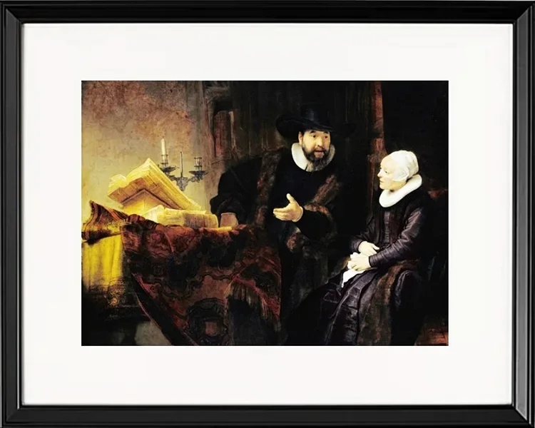 Der mennonitische Prediger Anslo und seine Frau – 1641