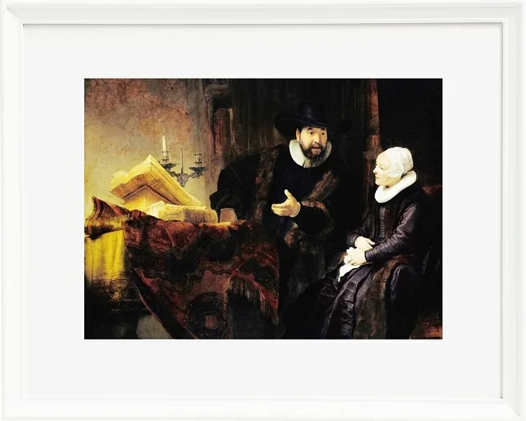 Der mennonitische Prediger Anslo und seine Frau – 1641