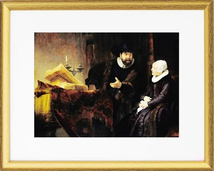 Der mennonitische Prediger Anslo und seine Frau – 1641