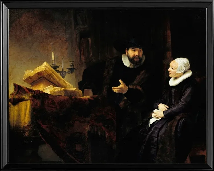 Der mennonitische Prediger Anslo und seine Frau – 1641