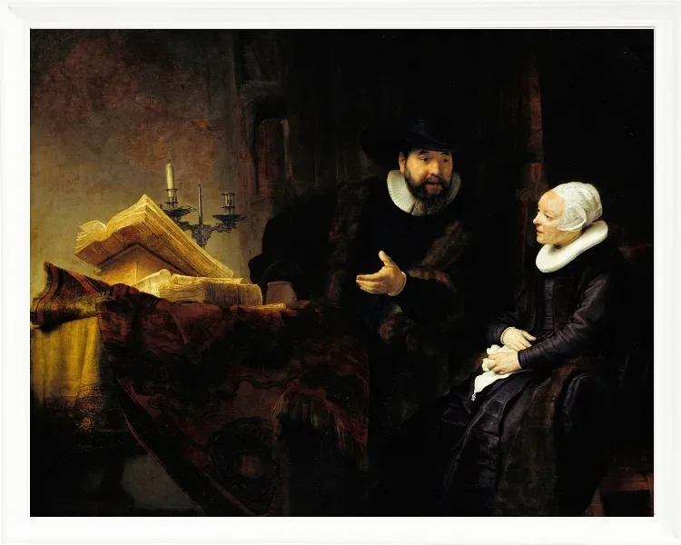 Der mennonitische Prediger Anslo und seine Frau – 1641