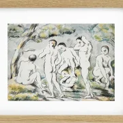Badegæsterne ved den lille dam - 1896
