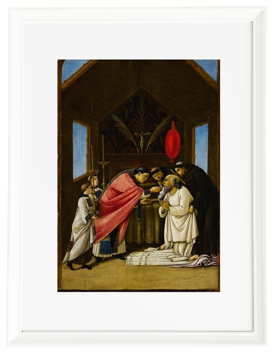 Die letzte Kommunion des Heiligen Hieronymus – 1495