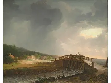 Die Brücke über Tryggevælde - 1813