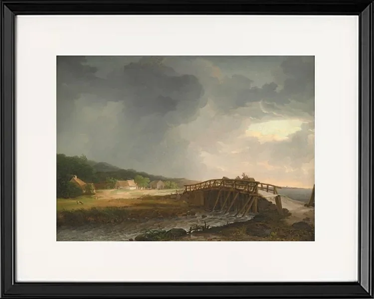 Die Brücke über Tryggevælde - 1813
