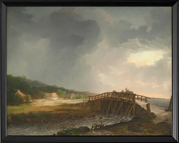 Die Brücke über Tryggevælde - 1813