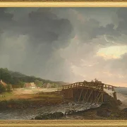 Die Brücke über Tryggevælde - 1813