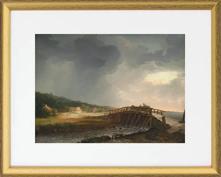 Die Brücke über Tryggevælde - 1813