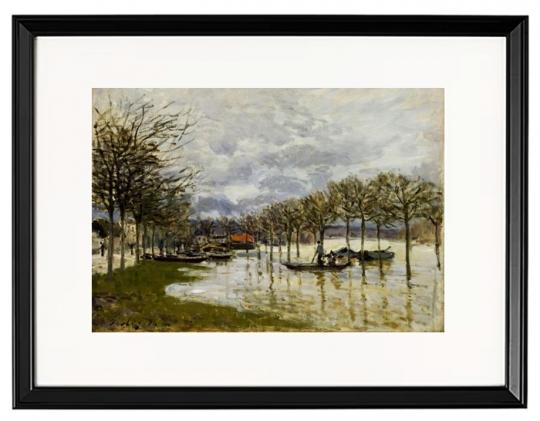 Die Überschwemmung auf dem Weg nach Saint-Germain – 1876