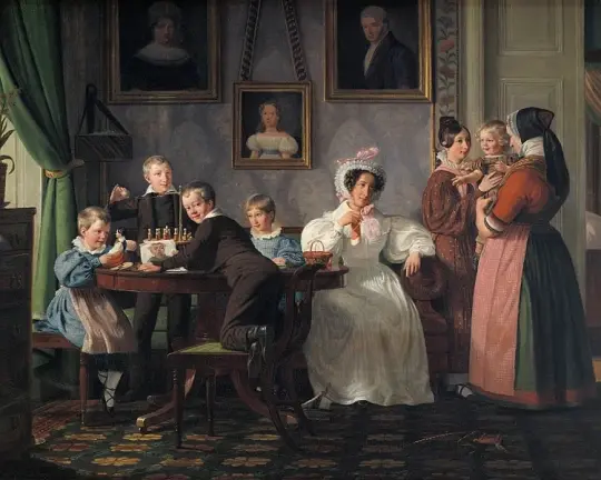 Die Familie Waagepetersen – 1836