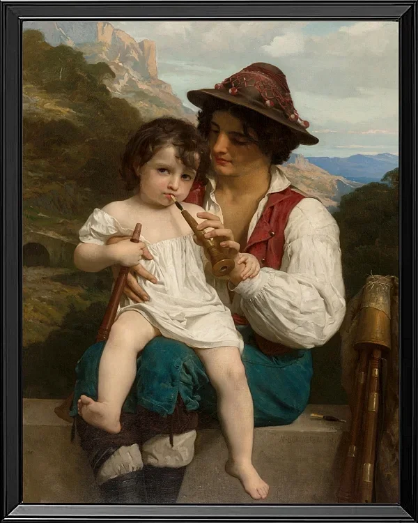 Die Flötenstunde - 1868