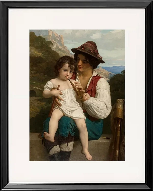 Die Flötenstunde - 1868