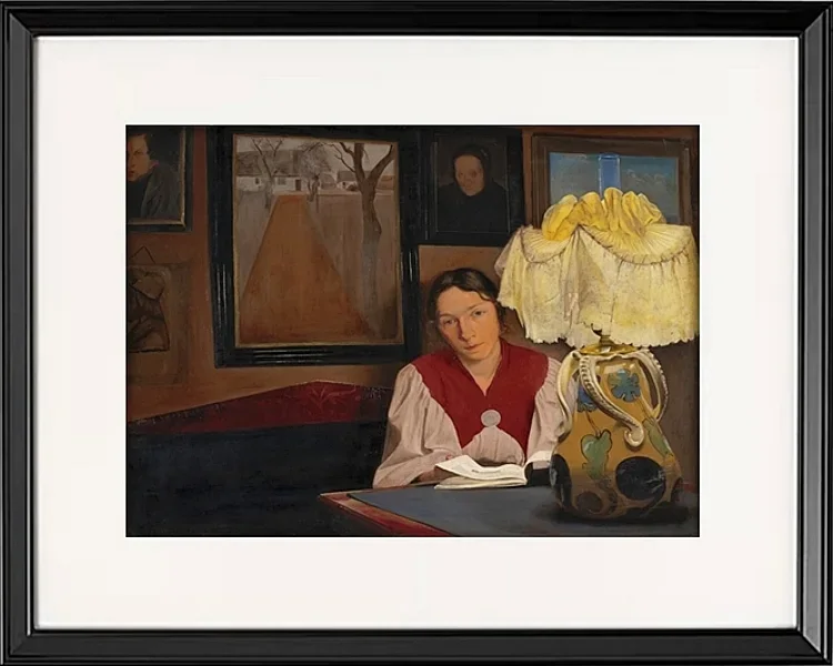 Die Frau des Künstlers Sigrid, Karrebæksminde - 1898