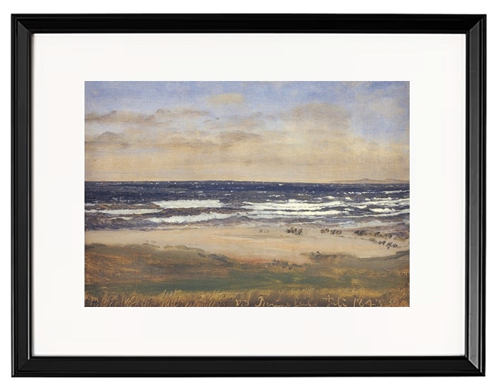 Der Strand von Rågeleje – 1842
