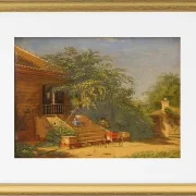 Die Gartentreppe führt zum Maler Chris – 1844