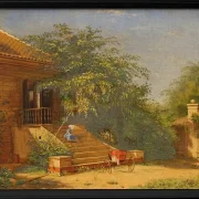 Die Gartentreppe führt zum Maler Chris – 1844