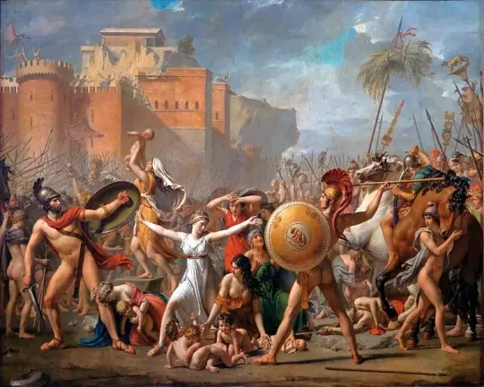 Die Intervention der Sabinerinnen - 1799