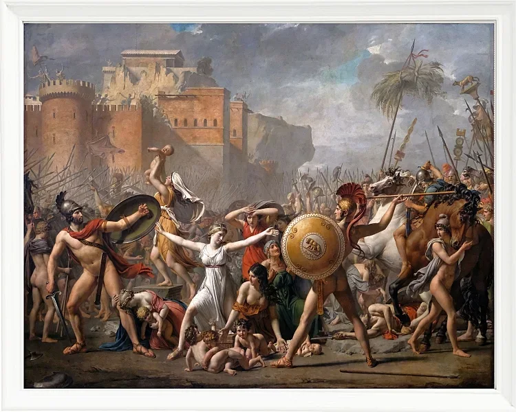 Die Intervention der Sabinerinnen - 1799