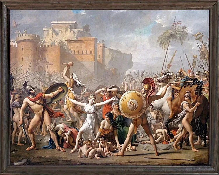 Die Intervention der Sabinerinnen - 1799