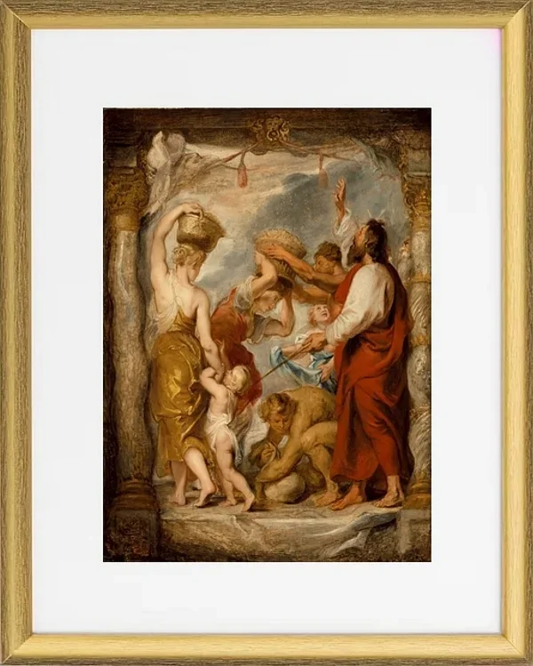 Die Israeliten sammeln Manna in der Wüste – 1626