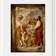 Die Israeliten sammeln Manna in der Wüste – 1626