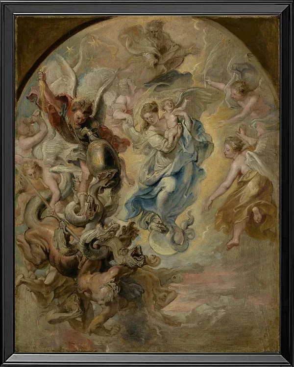 Die Jungfrau als Frau der Apokalypse – 1624